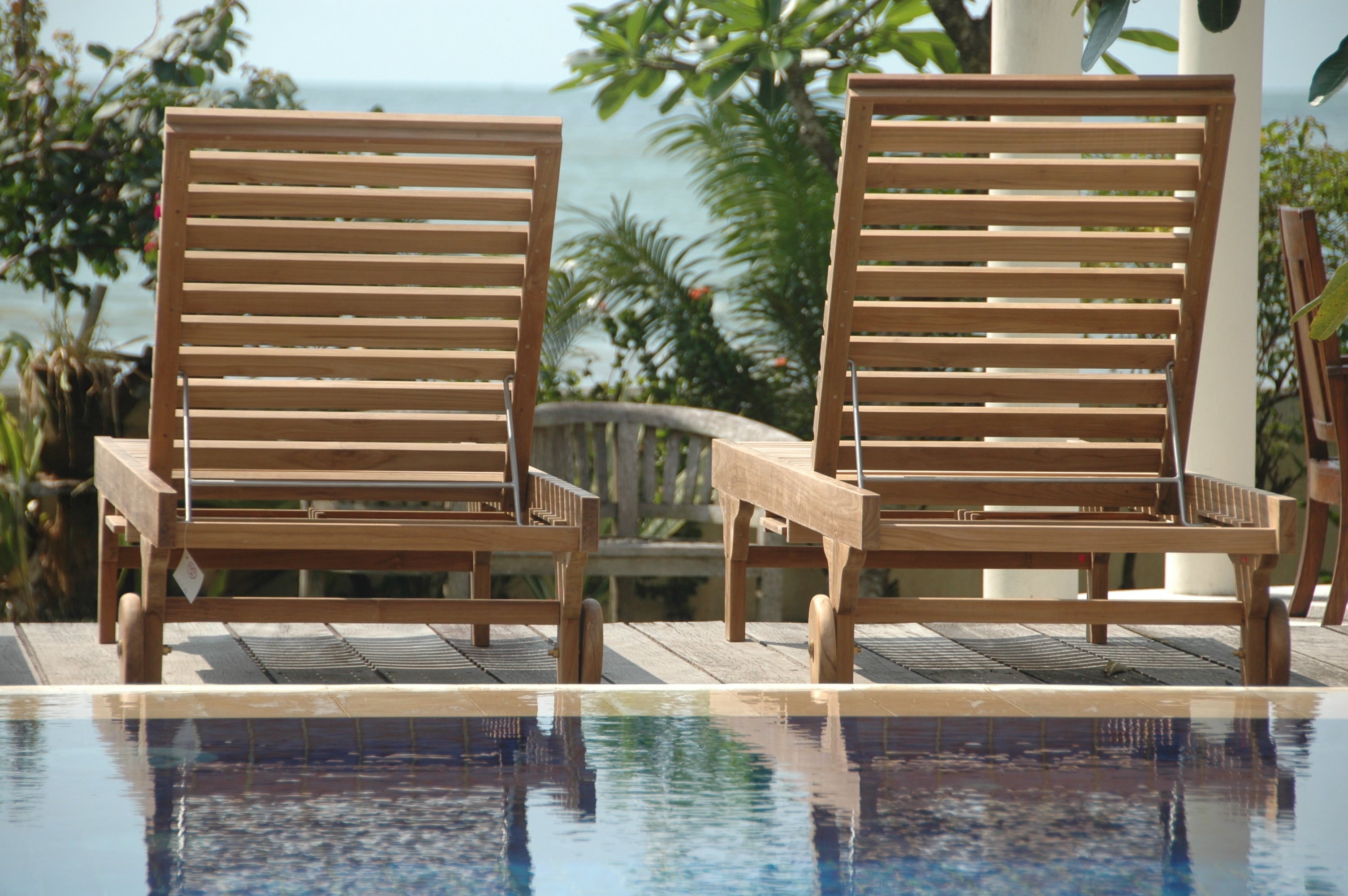 Anderson Teak Capri Sun Lounger 4-Pieces Set SL-071